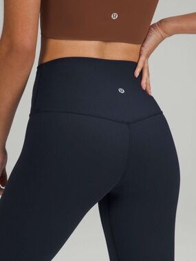 lululemon athletica Align Ribbed High-Rise Leggings 25” - True Navy Size 4